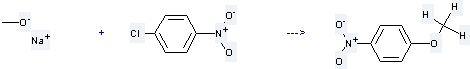 p-Nitroanisole is prepared by reaction of 1-chloro-4-nitro-benzene with methanol; sodium salt.